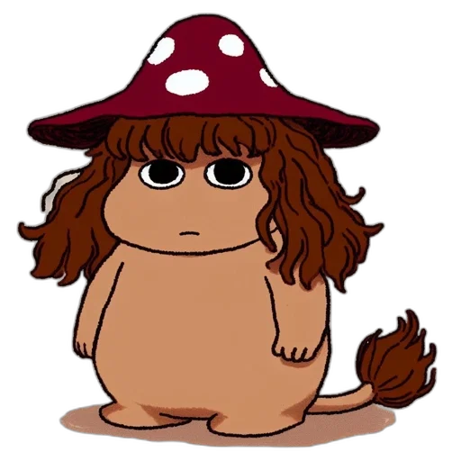 hat, creature, animal, staff transparent PNG cut-out
