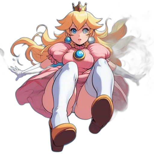 crown, dress, sword, staff transparent PNG cut-out