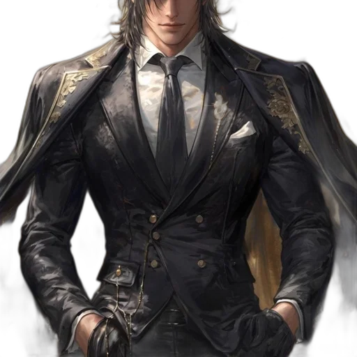 jacket, concept art, fantasy art, photorealistic transparent PNG cut-out