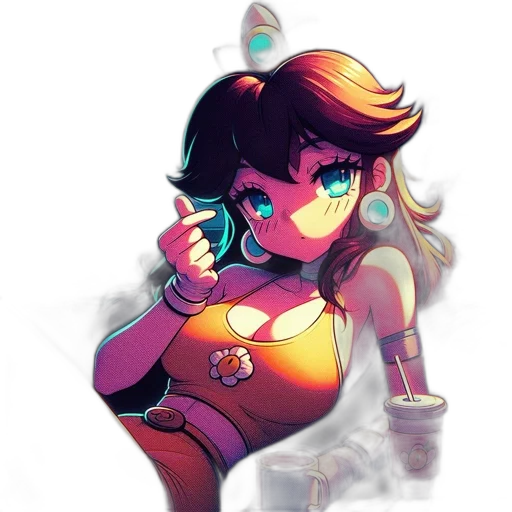 robot, staff, weapon, dress transparent PNG cut-out