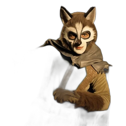 mask, creature, animal, staff transparent PNG cut-out