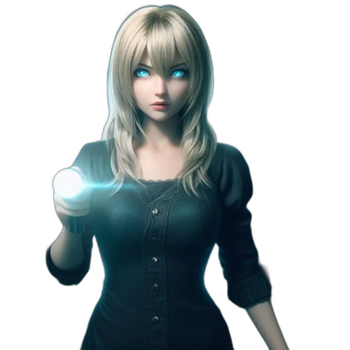 robot, dress, staff, face transparent PNG cut-out