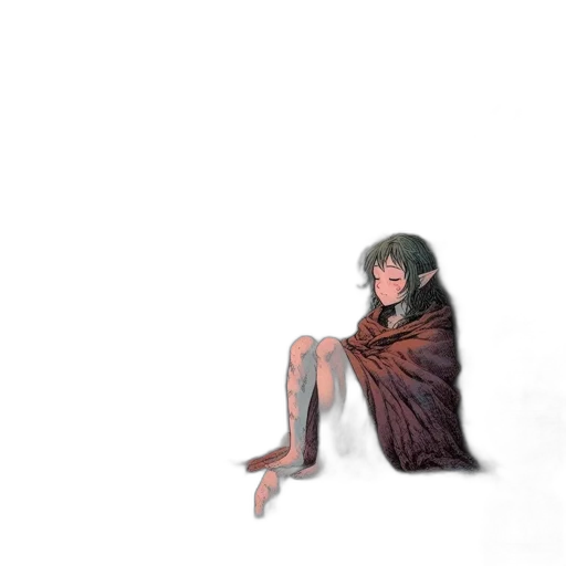 creature, face, dress, dragon transparent PNG cut-out