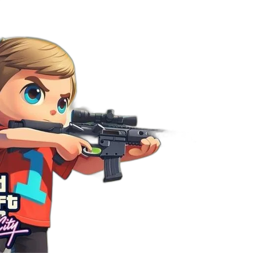 weapon, concept art, 3d render, cartoon transparent PNG cut-out