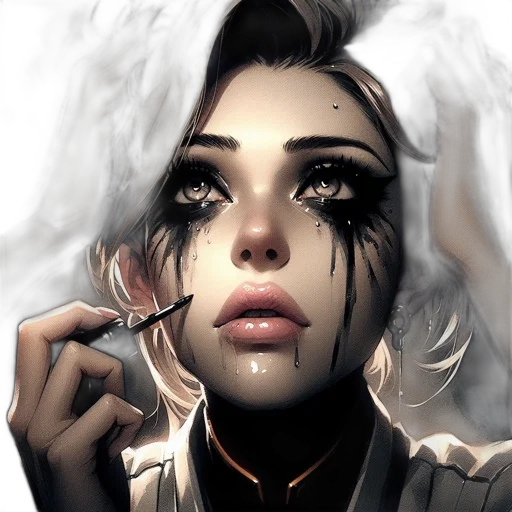 face, mask, fantasy art, comic book art transparent PNG cut-out