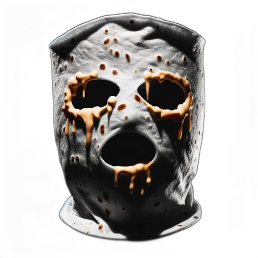 mask, face, concept art, 3d render transparent PNG cut-out