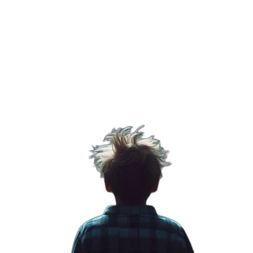hair, jacket, creature, hat transparent PNG cut-out
