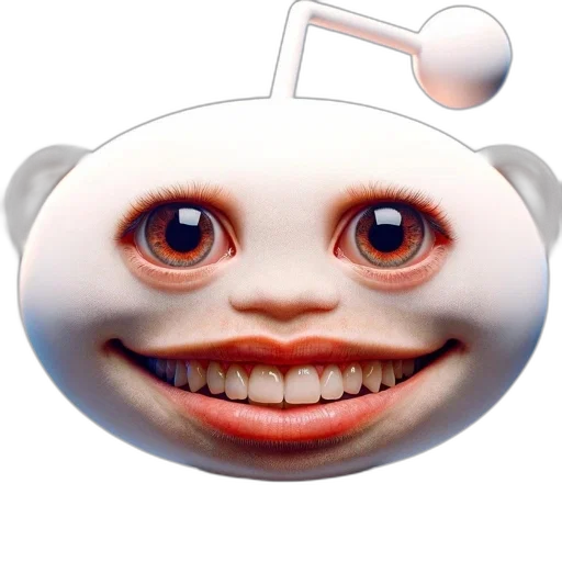 robot, face, mask, creature transparent PNG cut-out