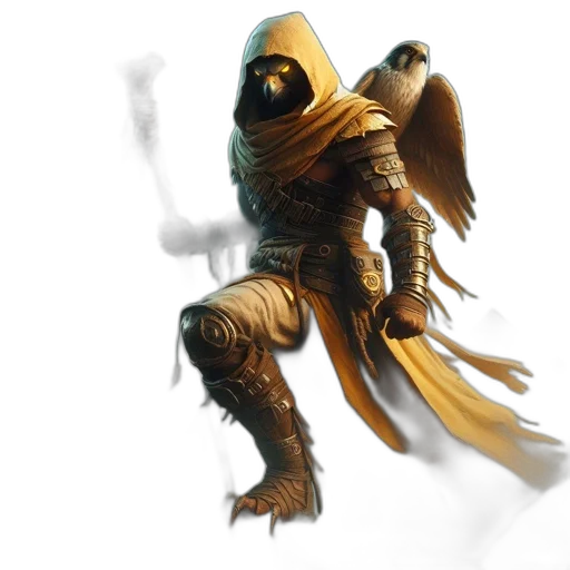 mask, staff, creature, concept art transparent PNG cut-out