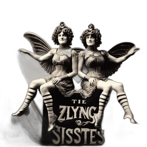concept art, two, women, sit transparent PNG cut-out