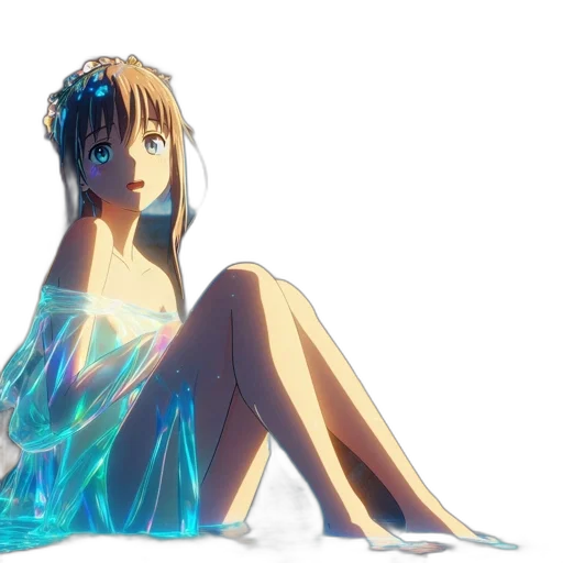 dress, creature, robot, jewelry transparent PNG cut-out