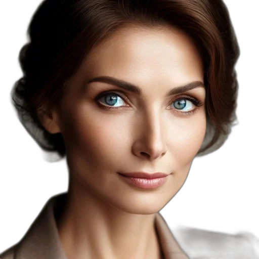 face, jewelry, crown, photorealistic transparent PNG cut-out