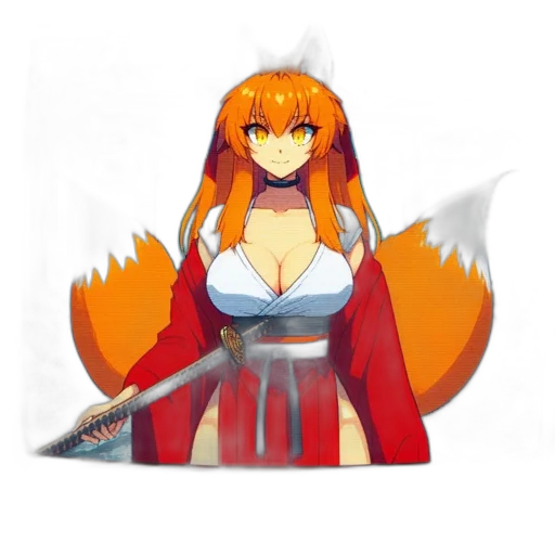 dragon, staff, dress, weapon transparent PNG cut-out