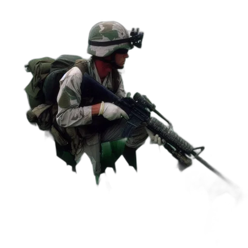 weapon, staff, jacket, animal transparent PNG cut-out