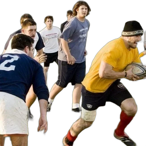 man, yellow, shirt, running transparent PNG cut-out
