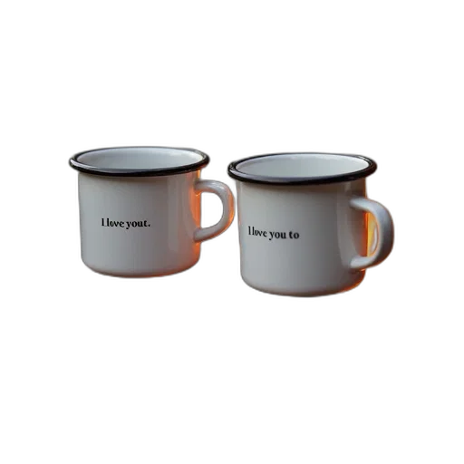 3d render, photorealistic, pair, enamel transparent PNG cut-out