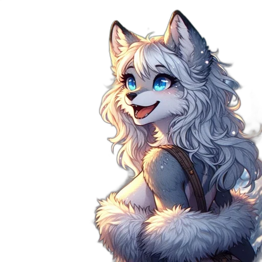 staff, creature, fantasy art, watercolor transparent PNG cut-out