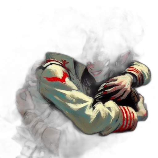 jacket, weapon, mask, face transparent PNG cut-out