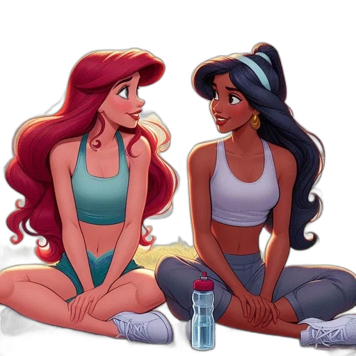 cartoon, comic book art, concept art, watercolor transparent PNG cut-out