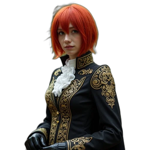 jacket, staff, crown, sword transparent PNG cut-out