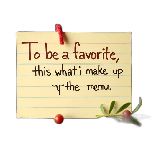 food, staff, index, card transparent PNG cut-out