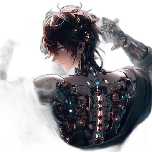 robot, dress, jewelry, dragon transparent PNG cut-out