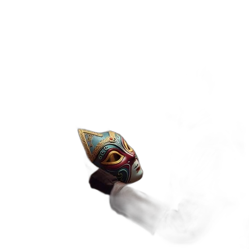 mask, staff, weapon, jewelry transparent PNG cut-out