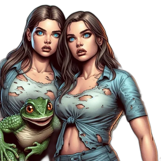concept art, fantasy art, comic book art, photorealistic transparent PNG cut-out