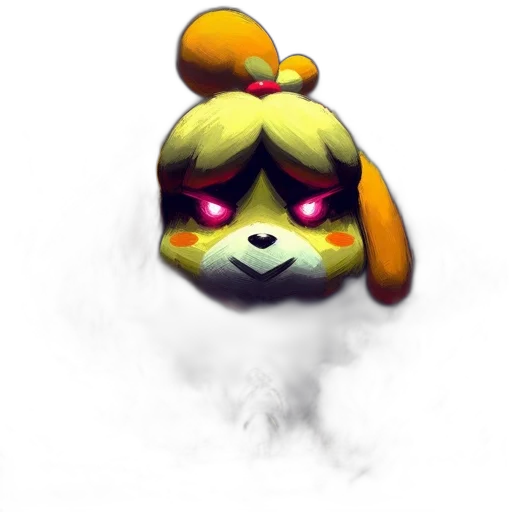 mask, staff, face, creature transparent PNG cut-out