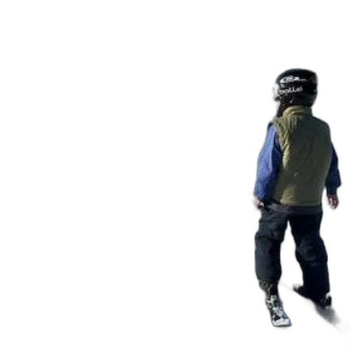 jacket, hat, weapon, staff transparent PNG cut-out