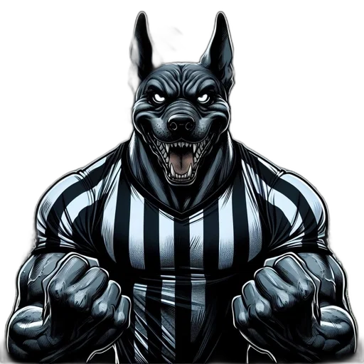 animal, comic book art, cartoon, fantasy art transparent PNG cut-out