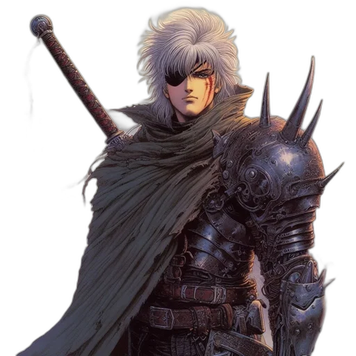 sword, weapon, staff, fantasy art transparent PNG cut-out
