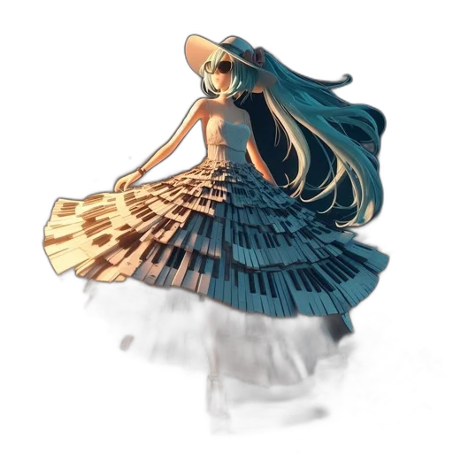 dress, hair, creature, umbrella transparent PNG cut-out