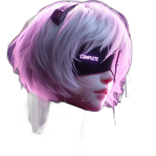 mask, face, robot, creature transparent PNG cut-out