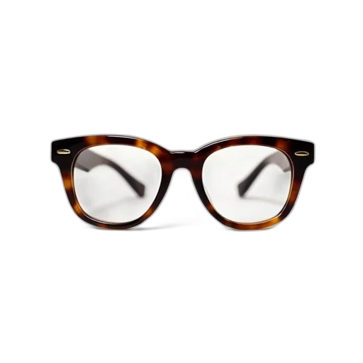 3d render, brown, cat, eyeglasses transparent PNG cut-out
