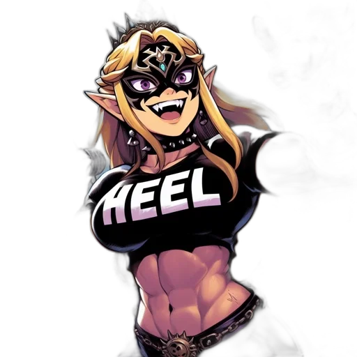 mask, crown, jewelry, comic book art transparent PNG cut-out