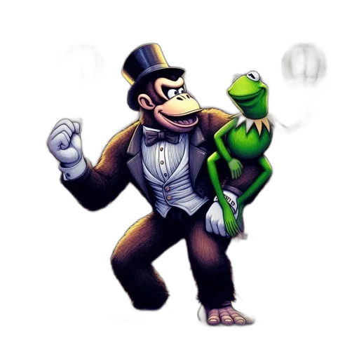 concept art, pixel art, cartoon, comic book art transparent PNG cut-out
