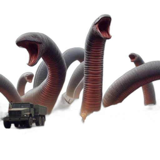 dragon, creature, car, weapon transparent PNG cut-out