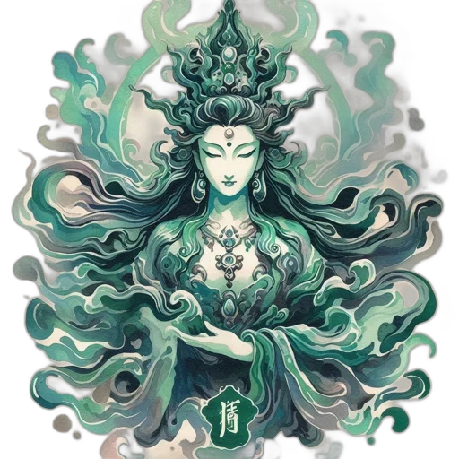 fantasy art, concept art, watercolor, pixel art transparent PNG cut-out