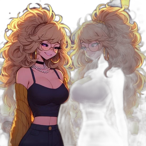 dress, hair, mask, anime transparent PNG cut-out