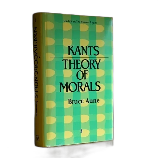 book, titled, kant, theory transparent PNG cut-out