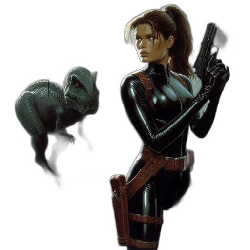 robot, weapon, animal, staff transparent PNG cut-out