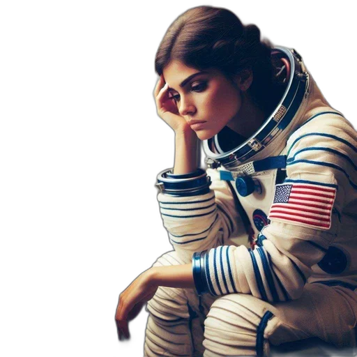 jacket, concept art, photorealistic, outer space transparent PNG cut-out
