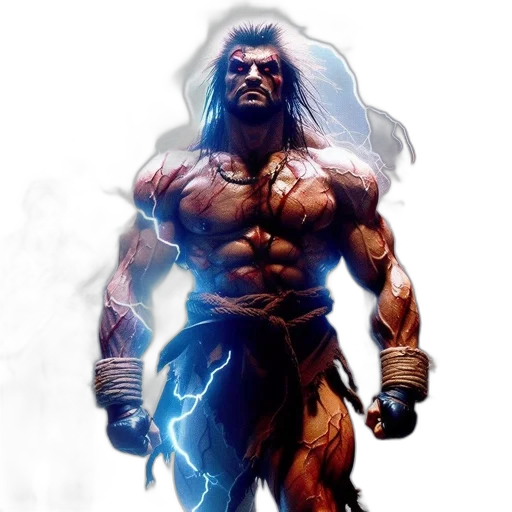 comic book art, concept art, fantasy art, photorealistic transparent PNG cut-out
