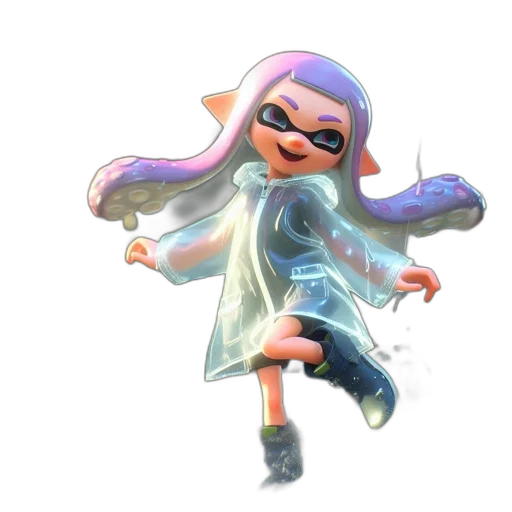 dress, jacket, weapon, hair transparent PNG cut-out