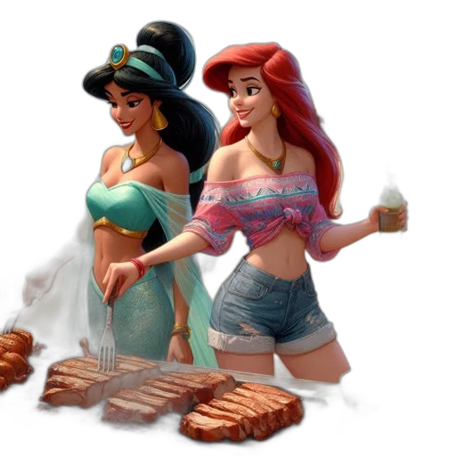 food, 3d render, concept art, fantasy art transparent PNG cut-out