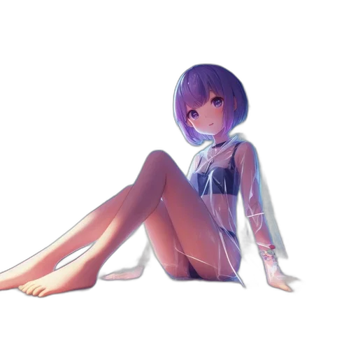dress, robot, creature, staff transparent PNG cut-out