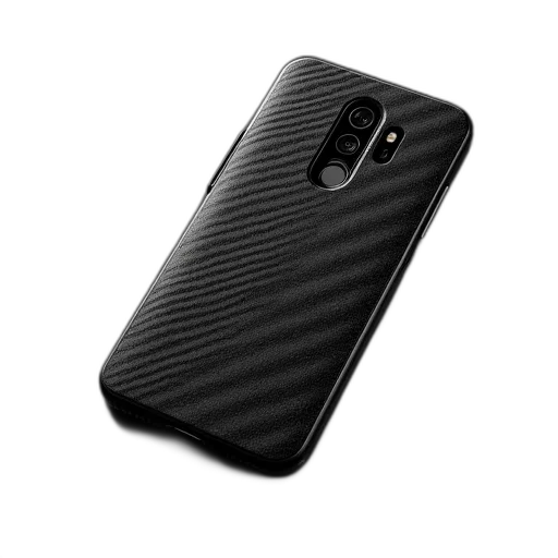 3d render, carbon, fibre, case transparent PNG cut-out