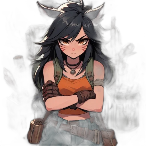 weapon, mask, staff, dragon transparent PNG cut-out