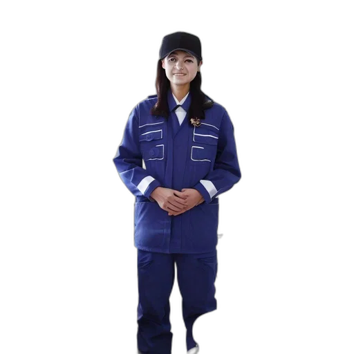 staff, jacket, 3d render, photorealistic transparent PNG cut-out